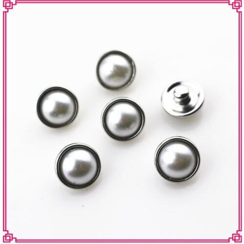 New arrive 20pcs/lot 12mm pearl snap buttons snap jewelry charms for 12mm snap button bangle bracelet diy jewelry