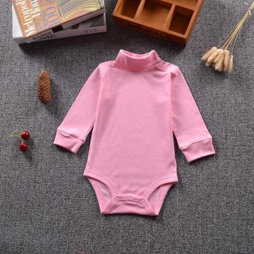 Autumn Baby Boys Bodysuits Blue Grey Print Long Sleeves Cotton Baby Jumpsuit Baby Boys Clothes Sets Baby Clothing High Collar