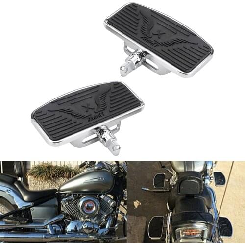 Front Rear Wide Footboards Floorboard Footrest Pedal For Honda VTX 1300 VTX 1800 For Suzuki Intruder Volusia 400 800 VL400 VL800