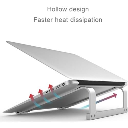 11-17 Inch Aluminum Alloy Laptop Stand Portable Base Notebook Stand Holder For Macbook Air Pro Non-slip Computer Cooling Bracket