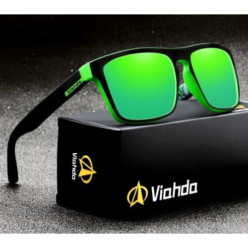 Viahda Polarized Sunglasses Men Vintage Mirror Goggles Sun Glasses For Women Driving Eyewear gafas de sol
