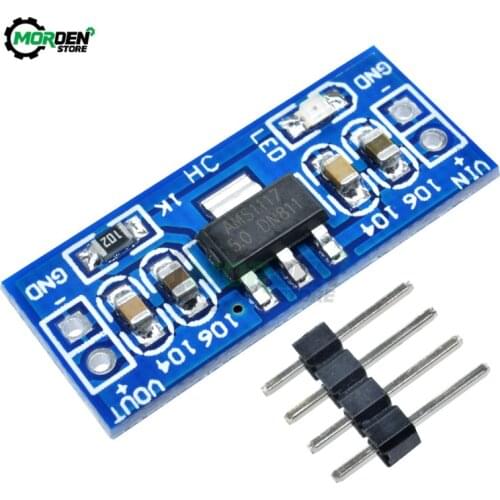 AMS1117 Mini Board 1.2V 1.5V 1.8V 2.5V 3.3V 5.0V DC-DC Step Down Power Supply Module Board Voltage Converter
