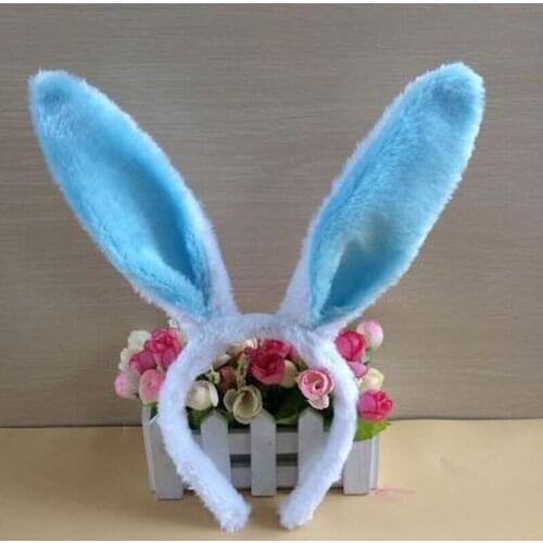 Easter Pet Ears Headband Fluffy Lolita Cosplay Headband Adult Children Cute Hairband Dress Costume Pet Hair Accessories