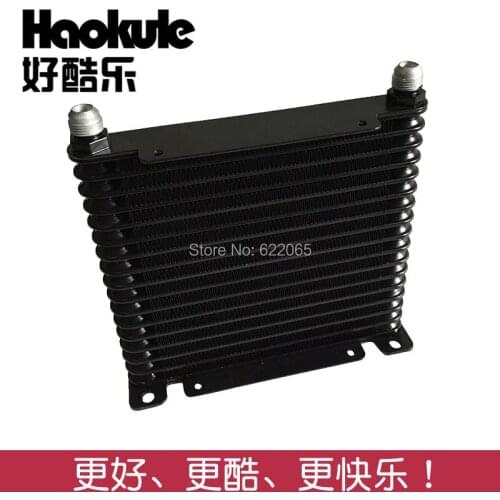 Performance 17ROW AN10 universal aluminum engine tranmission racing oil cooler thickness:32mm