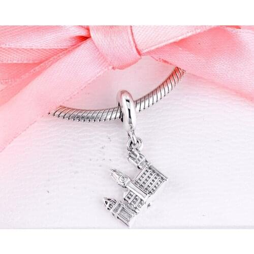 Beads Prague Charles Bridge Dangle Charm for Jewelry Making S925 Silver Fit Bracelet DIY Gift For Men Women 021222