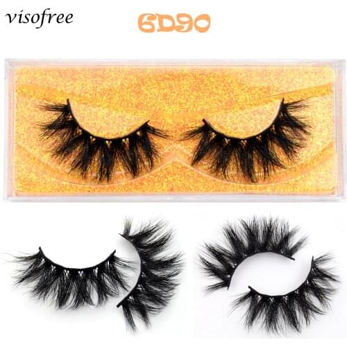 Visofree 6D Lashes Mink Eyelashes 100% Cruelty free Handmade 3D Mink Lashes Full Strip Lashes Soft False Eyelashes Makeup Lashes