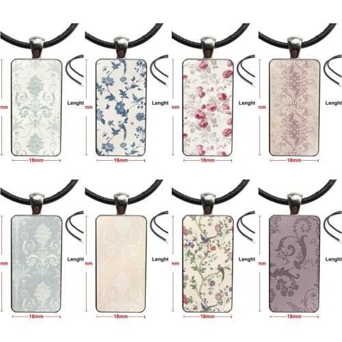 Laura Ashley Josette For Women Gifts Boy Necklace Fashion Long Chain With Rectangle Necklace Jewelry