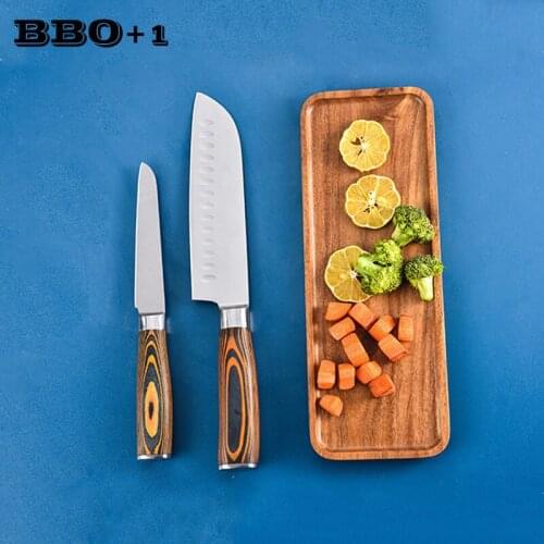 1PC Vegetable Cleaver Chef Knives Stainless Steel Fruit Slicing Utility Knives Bread Kitchen Knife Sharp Cooking Cutlery Tools