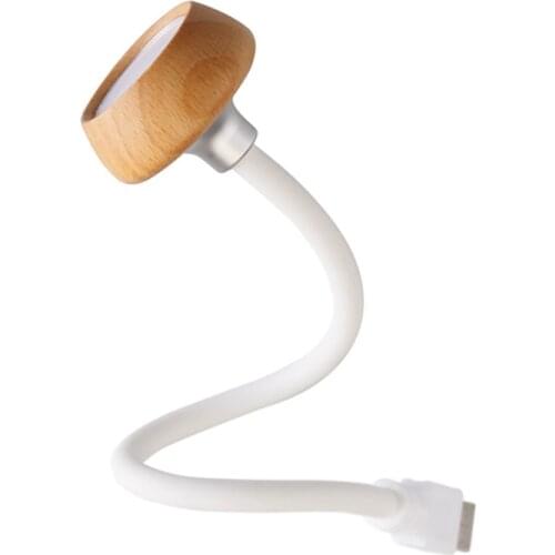 1pcs LED Reading Light Small Night Light Wooden USB Night Light Portable Keyboard Night Lamp for Home Office Decoration