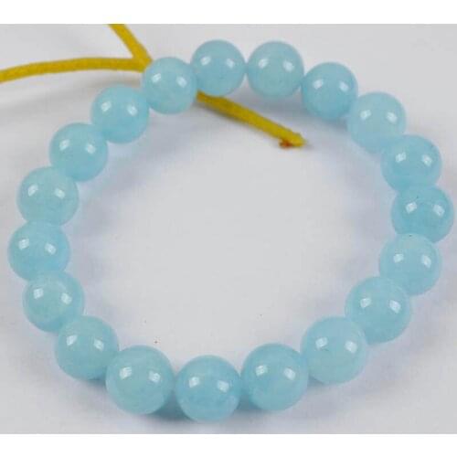 10MM Amazonite Round Beads Bracelet Bangle Stretch Jewelry 8 Inch G247