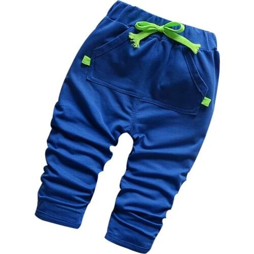 2016 new spring 100% cotton High quality Korean fashion children harem pants 1-4 years kids pants for baby boy girls pants