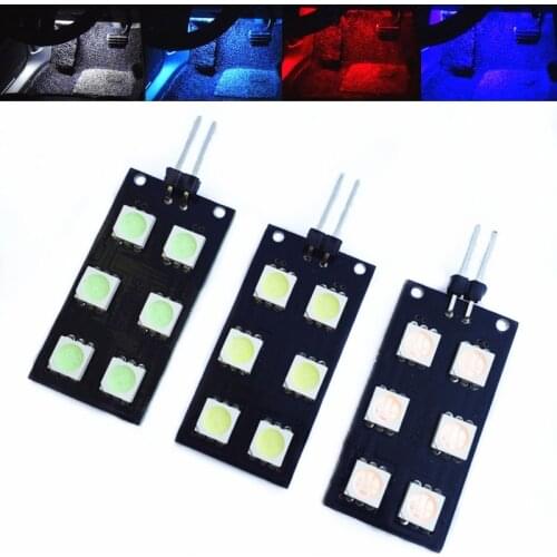 5PCS CarLEDCourtesy Door Projector Light Foot Nest Light White A4L A5 A6L Q5 Q7 12New Mai Teng CC New Passat retrofit special