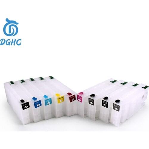 9pcs 160ml Empty refillable ink cartridge with ARC chip sensor for Epson 3800 3850 3880 3890 3885 3880C printer