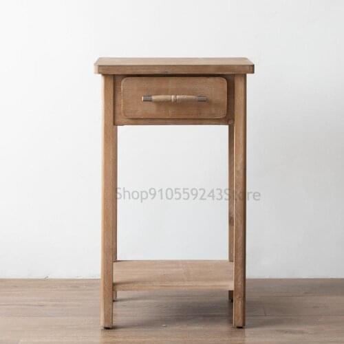 American Retro Pastoral Style Small Side Table Simple Industrial Style Small Side Table Mini Table Bedside Table