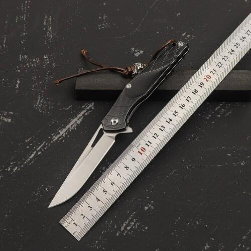 Austria m390 powder steel with hunting folding knife outdoor survival knife EDC high-end sharp folding knife