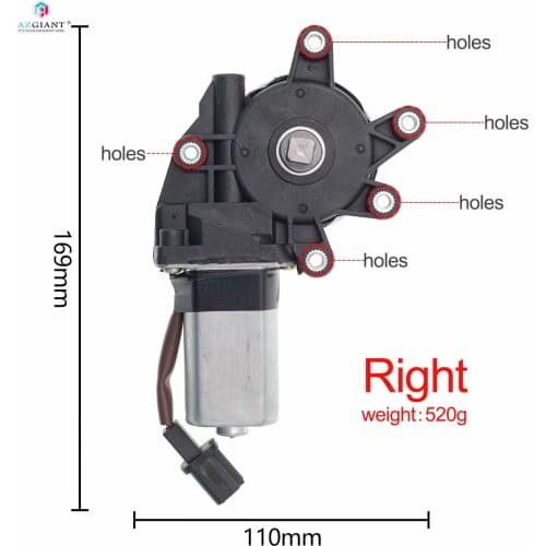 AZGIANT For NISSAN TIIDA 05-11 Year Window Glass Lifter Engine Lift DC Motor OEM 80731ED Window Motors Parts