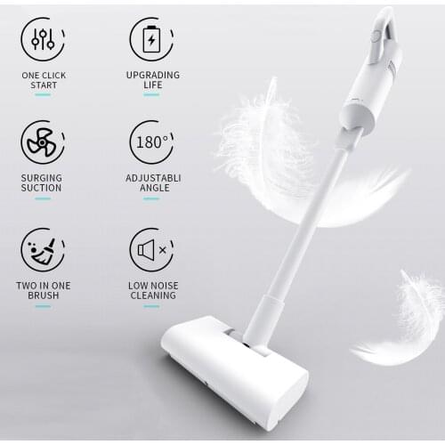 Stick Vacuum Cleaner Smart Rechargable Vacuum Cleaner Cordless Vacuum Cleaner Lightweight Handheld Stick Vacuum Cleaning Tool