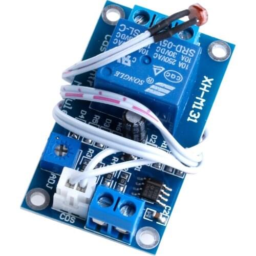 DC 5V XH-M131 Light Control Switch Relay Photoresistor Module Detection Sensor E56B