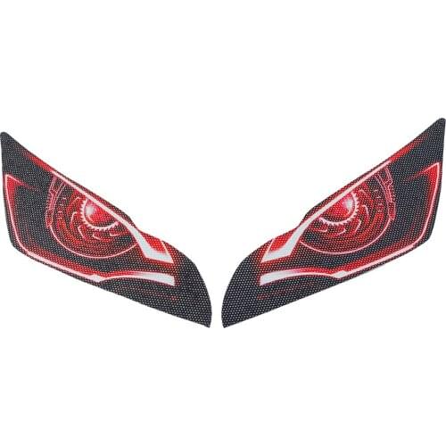 Motorcycle Headlight Decoration Sticker For Kawasaki Ninja ZX10R ZX-10R ZX 10R 2011-2015 3D Head Light Fairing Protection Decal