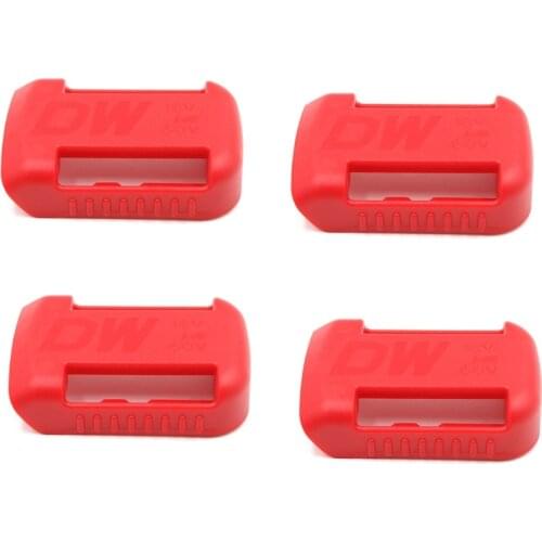 4Packs Battery Holder for Dewalt 20V 60V Battery Wall Mount Display Hanger Dock Garage Organization