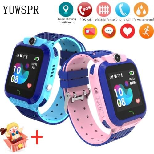 Q12 Kids Smart Watch Waterproof LBS Location Support Hebrew Use SIM Card Tracking Kids Boys Girls Smartwatch Clock Gift