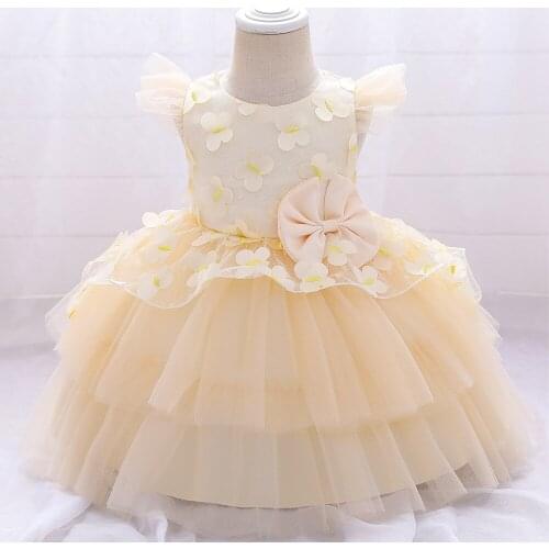 Baby Girl Weeding Dresses New Kids Dresses For Girls Costume Flower Girls Princess Dress Children Evening Party Dress vestidos