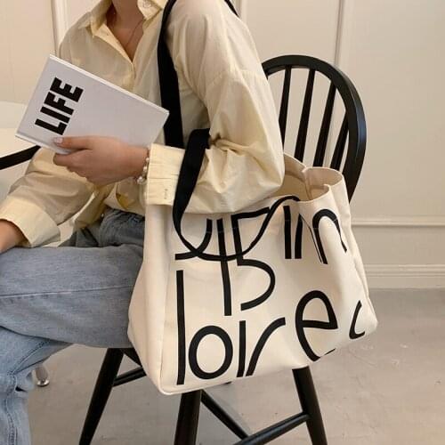 Canvas Womens Handbags Luxury Designer Letters Female Tote Bags Large Capacity Regular Shoulder Bags Purses Cell Phone Pocket