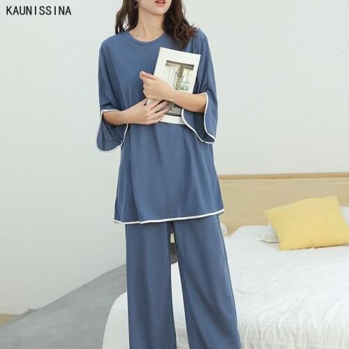 KAUNISSINA Women's Long Pajamas