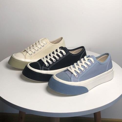 Flat Thick Canvas Shoes Women Sneakers Lace Up Luxury Womens Vulcanized Shoes Chaussure Femme Light Female Casual Shoes