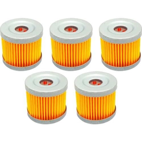 5pcs Motorcycle Engine Oil Filter For Oil Cooler Cover Fuel Filter Cleaner For Cool Front Color GN125 Oil Filter Element