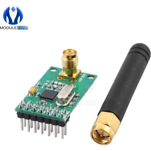433 868 915 MHz NRF905 Wireless Transceiver Module Transmitter Receiver Board NF905SE With Antenna FSK GMSK Low Power