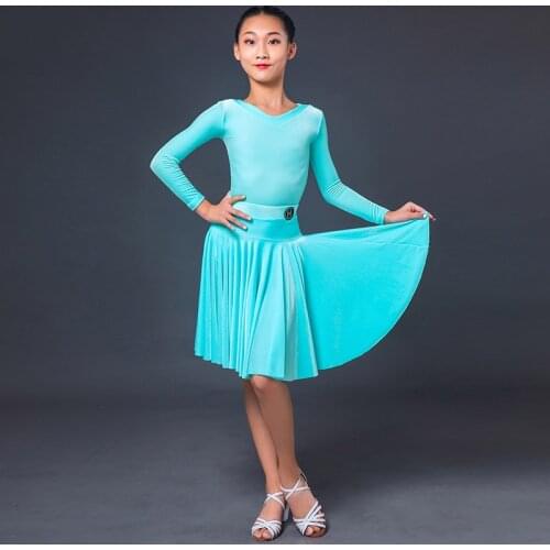 Latin Dance Clothes New Girls Professional Latin Dance Competition Dress Latin Dance Top Skirts Sets Performance Clothes DN6709