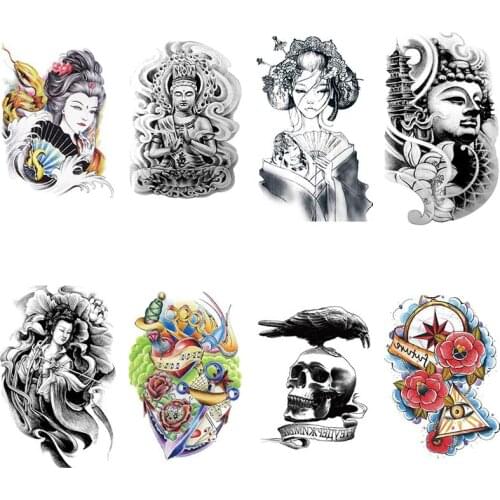 Wholesale New fashion disposable tattoo transfer printing temporary tattoos one-time Body Art tatuajes 100pcs/lot free shipping