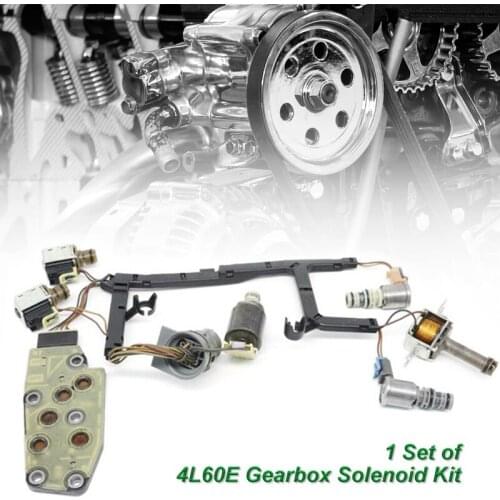 Move over photo to zoom 1-Set-Of-4L60E-Transmission-Solenoid-Kit-Harness-24227747-PWM-Pressure-Switch thumbnail 1 1-Set-Of-4L6