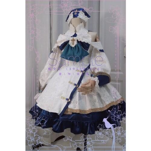 [Customized] Game Genshin Impact Barbara Original Ver. Battle Uniform Gorgeous Outfit Cosplay Costume Halloween Free Shipping
