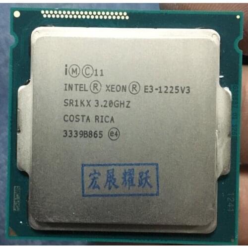 Intel Xeon Processor E3-1225 v3 E3 1225 v3 E3 1225V3 (6M Cache, 3.2GHz) Quad-Core Processor LGA1155 Desktop CPU