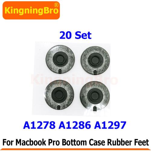 50 sets New Bottom Case Rubber Foot Feet for Macbook Pro A1278 A1286 A1297 laptop
