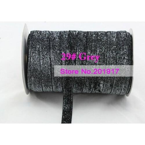 Grey Glitter Velvet Metallic Ribbon-DIY Jewelry Headbands Bowknot Wedding Party Sewing/Webbing Decoration Gift Ribbon Mix Cord