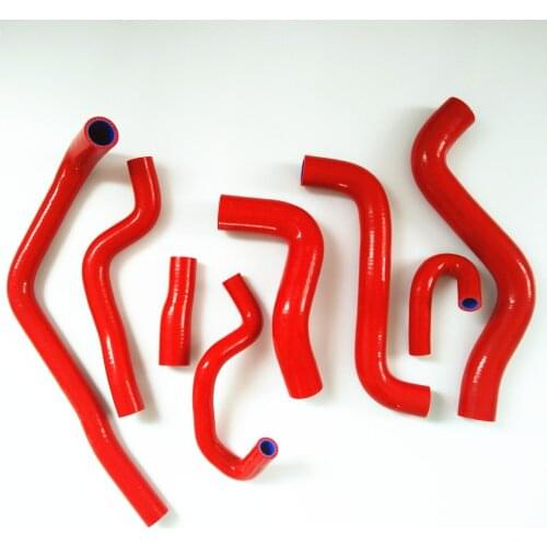 For VW GOLF MK2 GTI 8V SILICONE RADIATOR HOSE 1988 1989 1990 1991 color option:red,blue,black