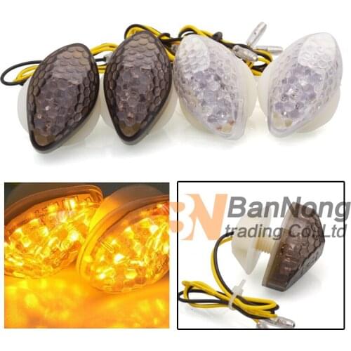 Motorcycle LED Flush Mount Blinker Turn Signals Indicators for Honda CBR 600 RR CBR600 F4 F4i CBR900 CBR919 CBR600RR 900 2003-13