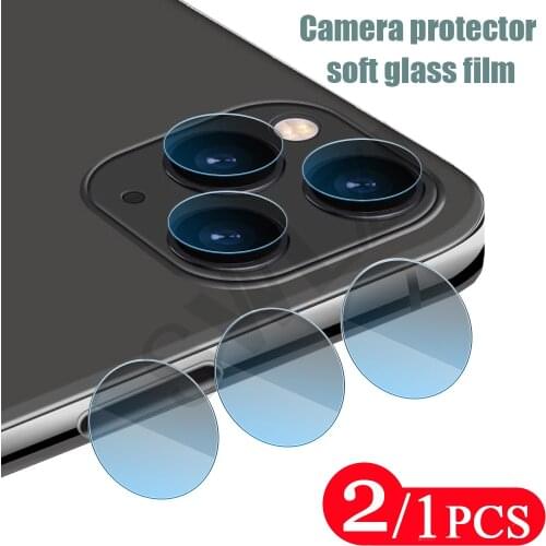 2/1Pcs Camera protector for iphone 11 pro max 12 mini Lenses Film for redmi note 10 pro 10s Camera phone screen protector Glass