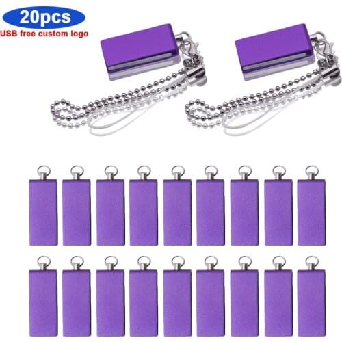 20pcs/lot Rotatable Metal usb flash drive Pendrive 128GB 64GB 32GB 16GB 4GB pen drive flash USB memory stick custom logo Gift