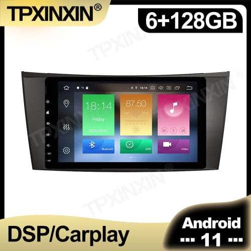 128GB Android 11.0 Car Radio For Mercedes Benz E-Class W211 CLS W219 Multimedia Auto Video DVD Player Navigation Stereo GPS 2din