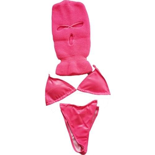 Balaclava Mask Hat Ski Winter Cover Neon Mask Green Halloween Caps For Party Motorcycle Bicycle Ski Cycling Balaclava Pink Masks