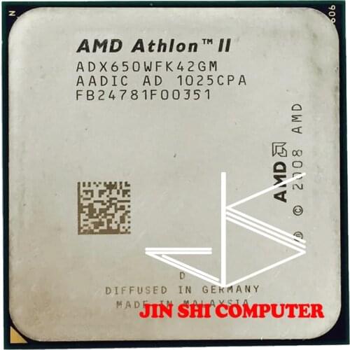 Free Shipping AMD Athlon II X4 650 3.2 GHz Duad-Core CPU Processor ADX650WFK42GM Socket AM3