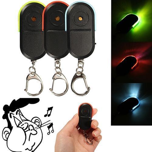 Wireless Anti-Lost Alarm Key Finder Locator Whistle Sound LED Light Keychain Alarm Key Finder Locator Keychain Key chain Locator