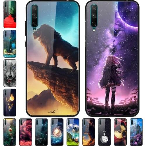 For Huawei Honor 30i Case Russia Tempered Glass Hard Back Cover For Huawei Honor 30i Case LRA-LX1 Luxury Honor30i 30 i Fundas