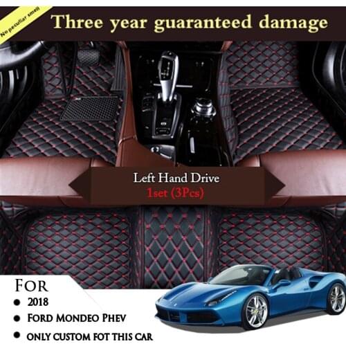 Carpets For Ford Mondeo Phev 2018 Car Floor Mats Interior Accessories Parts Styling Dash Foot Pads Rugs Protector Waterproof