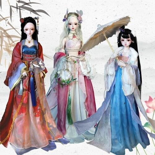 ICY DBS 1/3 60cm BJD Dream Fairy doll toy Chinese antique doll mechanical joint body, including suit, shoes and cosmetics