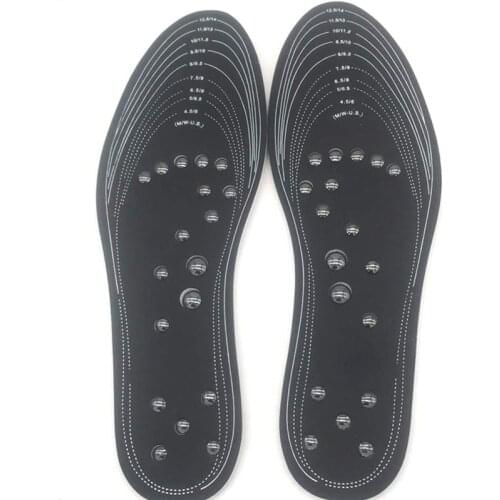 Magnetic Massage Insoles Acupressure MassageInsoles Reflexology Pain Relief Shoe Insoles for Men and Women Washable and Cuttable